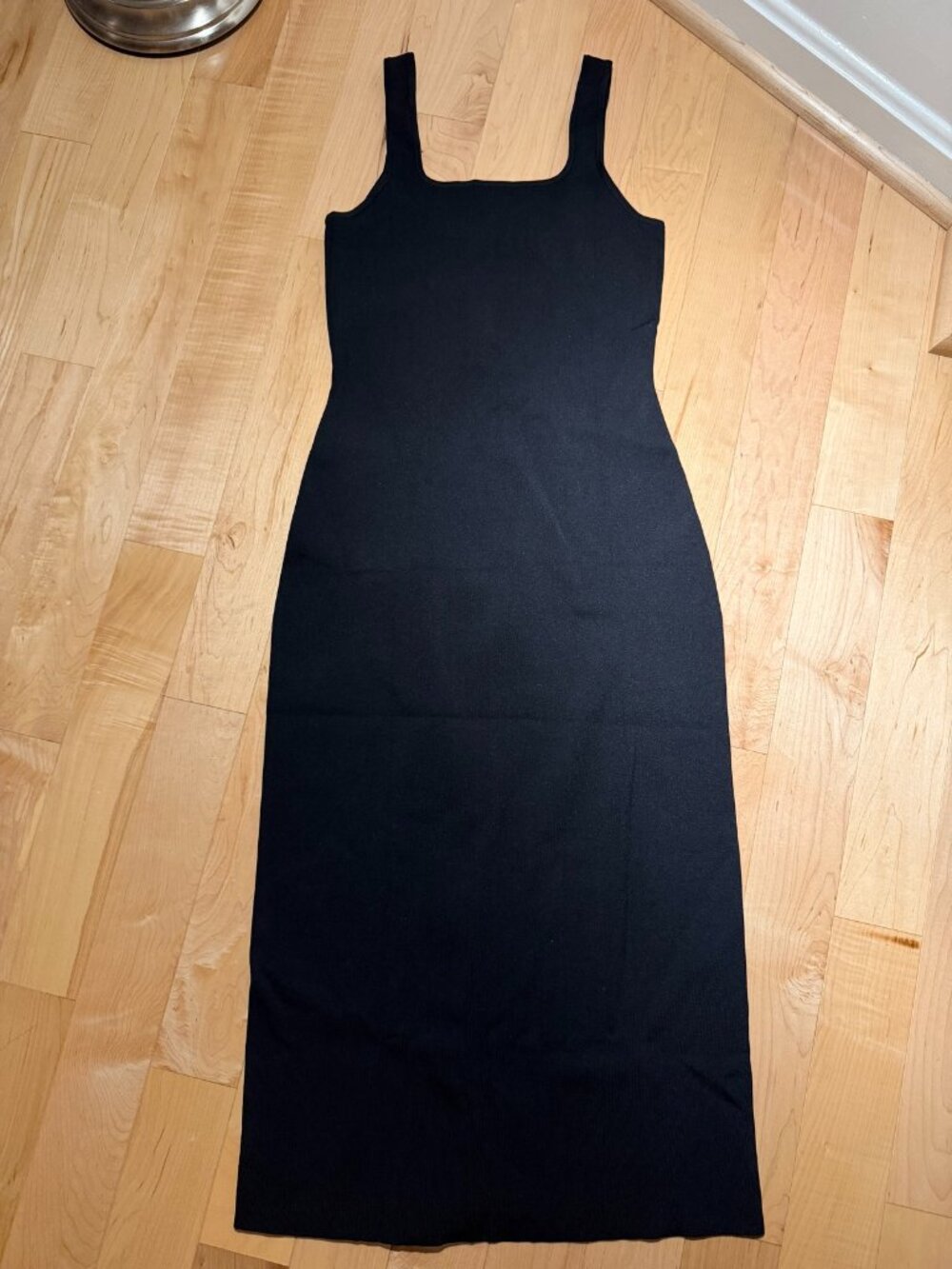 COS Ribbed Square-Neck Midi Dress â Size M (Like New)